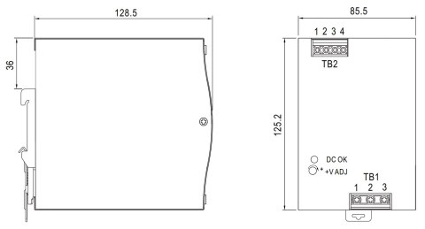 ZASILACZ IMPULSOWY NDR-480-24 MEAN WELL ZASILACZ IMPULSOWY NDR-480-24 MEAN WELL