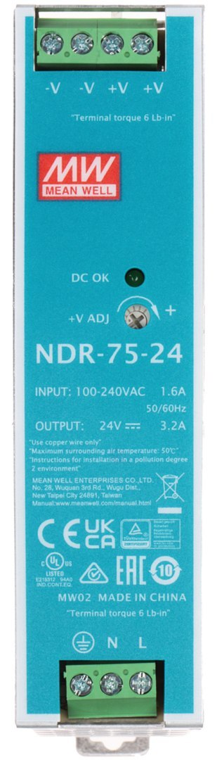 ZASILACZ IMPULSOWY NDR-75-24 MEAN WELL ZASILACZ IMPULSOWY NDR-75-24 MEAN WELL