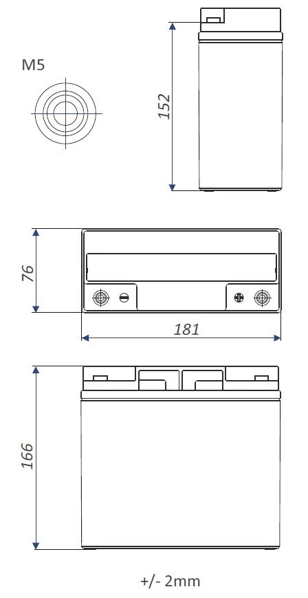 AKUMULATOR 12.8V/25AH/LIFEPO4-EP EUROPOWER AKUMULATOR 12.8V/25AH/LIFEPO4-EP EUROPOWER
