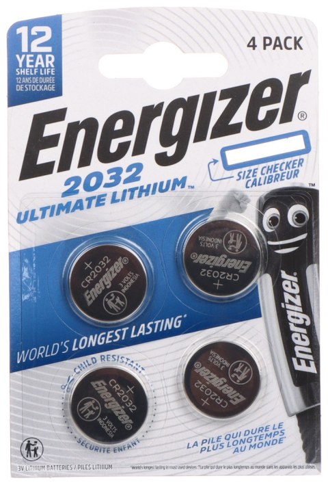 BATERIA LITOWA BAT-CR2032-LITHIUM*P4 ENERGIZER BATERIA LITOWA BAT-CR2032-LITHIUM*P4 ENERGIZER