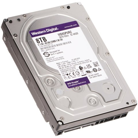 DYSK DO REJESTRATORA HDD-WD85PURZ 8TB 24/7 WESTERN DIGITAL DYSK DO REJESTRATORA HDD-WD85PURZ 8TB 24/7 WESTERN DIGITAL