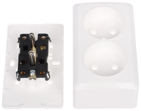 GNIAZDO NATYNKOWE PODWÓJNE BERG/3743-00/EPN 250 V 16 A Elektro-Plast GNIAZDO NATYNKOWE PODWÓJNE BERG/3743-00/EPN 250 V 16 A Elektro-Plast