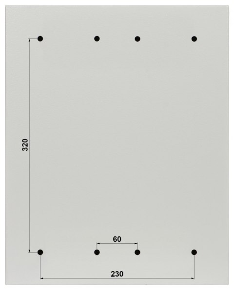 HERMETYCZNA SZAFA RACK WISZĄCA R10-6U/230/L HERMETYCZNA SZAFA RACK WISZĄCA R10-6U/230/L