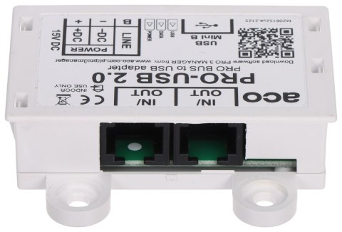 INTERFEJS PROGRAMOWANIA DOMOFONÓW PRO-USB/2.0 ACO INTERFEJS PROGRAMOWANIA DOMOFONÓW PRO-USB/2.0 ACO