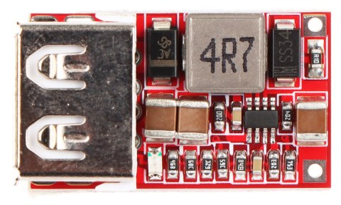 MODUŁ PRZETWORNICY Z GNIAZDEM USB PZD-USB/12-5V DC/DC MODUŁ PRZETWORNICY Z GNIAZDEM USB PZD-USB/12-5V DC/DC