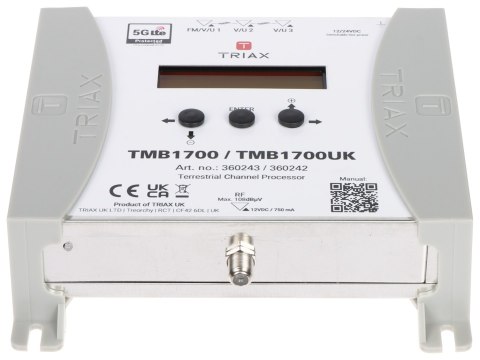 PROGRAMOWALNY WZMACNIACZ WIELOZAKRESOWY TMB-1700/TRIAX TRIAX PROGRAMOWALNY WZMACNIACZ WIELOZAKRESOWY TMB-1700/TRIAX TRIAX