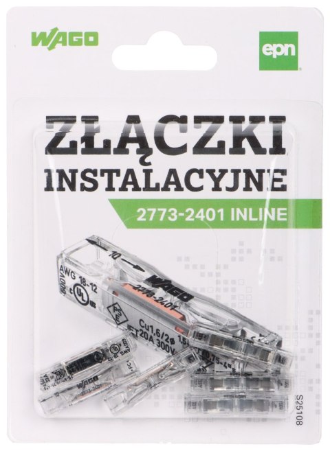 PRZELOTOWA KOSTKA ELEKTRYCZNA WAGO-2773-2401*P6 PRZELOTOWA KOSTKA ELEKTRYCZNA WAGO-2773-2401*P6