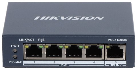 SWITCH POE DS-3E0505P-E/M 4-PORTOWY Hikvision SWITCH POE DS-3E0505P-E/M 4-PORTOWY Hikvision