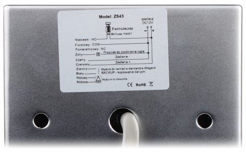 ZAMEK SZYFROWY ZS43 VIDOS ZAMEK SZYFROWY ZS43 VIDOS