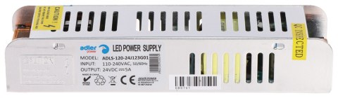 ZASILACZ IMPULSOWY ADLS-120-24 ADLER Power ZASILACZ IMPULSOWY ADLS-120-24 ADLER Power