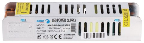 ZASILACZ IMPULSOWY ADLS-80-24 ADLER Power ZASILACZ IMPULSOWY ADLS-80-24 ADLER Power