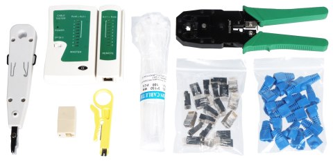 ZESTAW DO ZARABIANIA ZŁĄCZ RJ45 NS-468/KIT ZESTAW DO ZARABIANIA ZŁĄCZ RJ45 NS-468/KIT