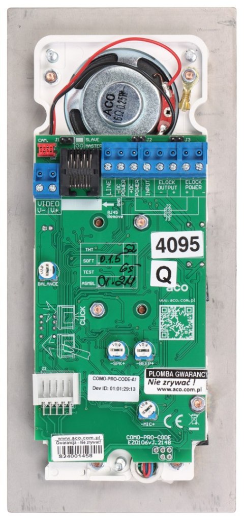 DOMOFON CYFROWY COMO-PRO-CODE-A1 ACO DOMOFON CYFROWY COMO-PRO-CODE-A1 ACO