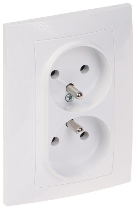 GNIAZDO PODWÓJNE SANTRA/4135-00/EPN 230 V 16 A Elektro-Plast GNIAZDO PODWÓJNE SANTRA/4135-00/EPN 230 V 16 A Elektro-Plast