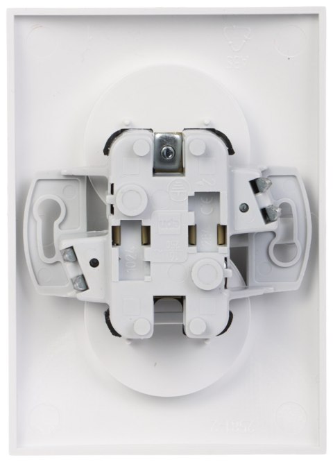GNIAZDO PODWÓJNE SANTRA/4135-00/EPN 230 V 16 A Elektro-Plast GNIAZDO PODWÓJNE SANTRA/4135-00/EPN 230 V 16 A Elektro-Plast