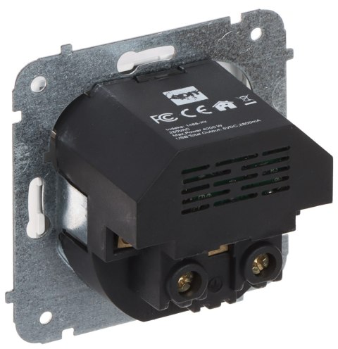 GNIAZDO POJEDYNCZE Z ZASILACZEM USB SANTRA/4188-10/EPN 230 V 16 A Elektro-Plast GNIAZDO POJEDYNCZE Z ZASILACZEM USB SANTRA/4188-10/EPN 230 V 16 A Elektro-Plast