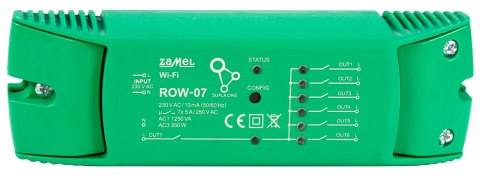 INTELIGENTNY PRZEŁĄCZNIK ROW-07 Wi-Fi ZAMEL INTELIGENTNY PRZEŁĄCZNIK ROW-07 Wi-Fi ZAMEL