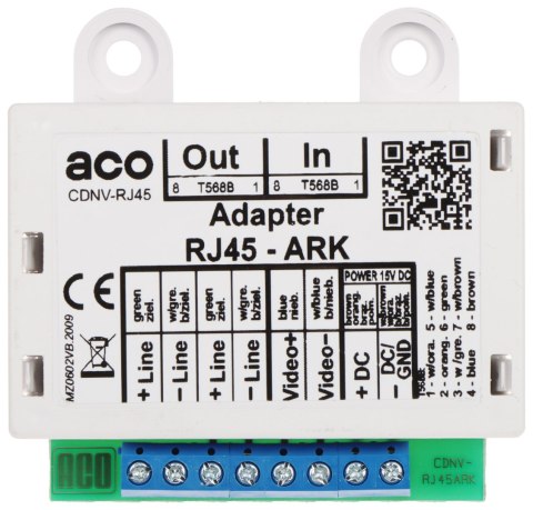 KONWERTER RJ45 CDNV-RJ45 ACO KONWERTER RJ45 CDNV-RJ45 ACO