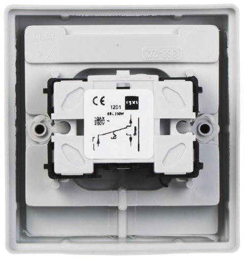 ŁĄCZNIK SCHODOWY AQUANT-LS1/S/EPN 250 V 10 A Elektro-Plast ŁĄCZNIK SCHODOWY AQUANT-LS1/S/EPN 250 V 10 A Elektro-Plast