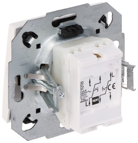 ŁĄCZNIK SCHODOWY PODWÓJNY SANTRA/4118-10/EPN 250 V 10 A Elektro-Plast ŁĄCZNIK SCHODOWY PODWÓJNY SANTRA/4118-10/EPN 250 V 10 A Elektro-Plast