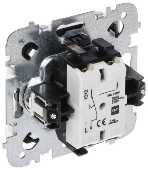 ŁĄCZNIK SCHODOWY SANTRA/4112-10/EPN 250 V 10 A Elektro-Plast ŁĄCZNIK SCHODOWY SANTRA/4112-10/EPN 250 V 10 A Elektro-Plast
