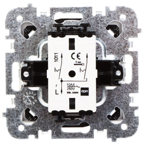 ŁĄCZNIK ŚWIECZNIKOWY PODWÓJNY SANTRA/4111-10/EPN 250 V 10 A Elektro-Plast ŁĄCZNIK ŚWIECZNIKOWY PODWÓJNY SANTRA/4111-10/EPN 250 V 10 A Elektro-Plast
