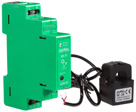 MONITOR ENERGII ELEKTRYCZNEJ LEW-02 JEDNOFAZOWY ZAMEL MONITOR ENERGII ELEKTRYCZNEJ LEW-02 JEDNOFAZOWY ZAMEL