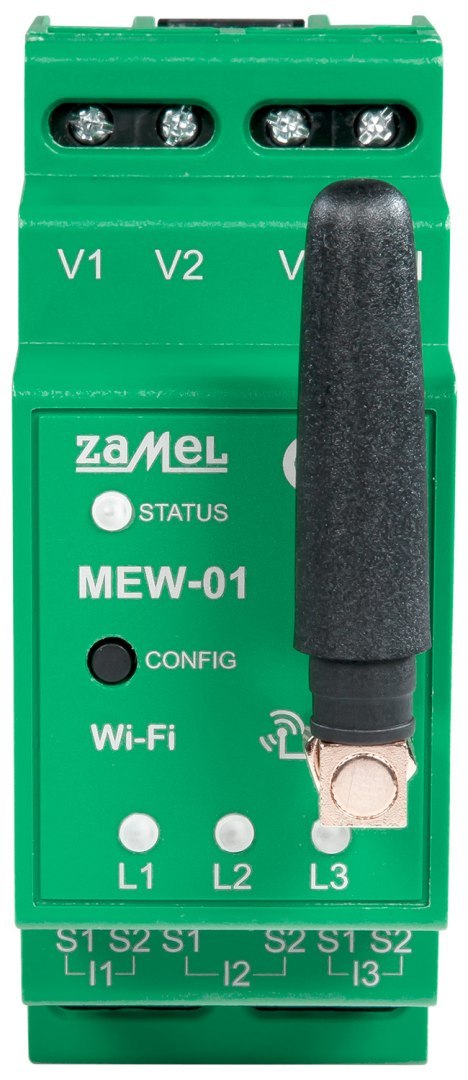 MONITOR ENERGII ELEKTRYCZNEJ MEW-01/ANT SUPLA TRÓJFAZOWY ZAMEL MONITOR ENERGII ELEKTRYCZNEJ MEW-01/ANT SUPLA TRÓJFAZOWY ZAMEL