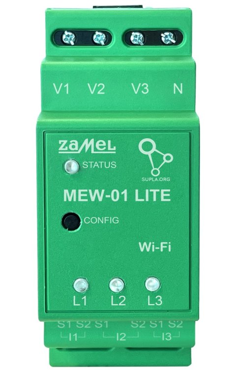 MONITOR ENERGII ELEKTRYCZNEJ MEW-01/LITE SUPLA TRÓJFAZOWY ZAMEL MONITOR ENERGII ELEKTRYCZNEJ MEW-01/LITE SUPLA TRÓJFAZOWY ZAMEL