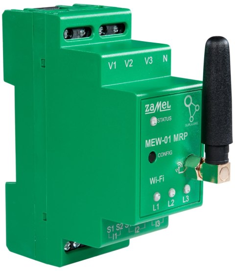 MONITOR ENERGII ELEKTRYCZNEJ MEW-01/MRP TRÓJFAZOWY ZAMEL MONITOR ENERGII ELEKTRYCZNEJ MEW-01/MRP TRÓJFAZOWY ZAMEL