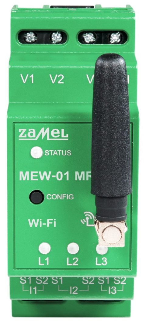 MONITOR ENERGII ELEKTRYCZNEJ MEW-01/MRP TRÓJFAZOWY ZAMEL MONITOR ENERGII ELEKTRYCZNEJ MEW-01/MRP TRÓJFAZOWY ZAMEL
