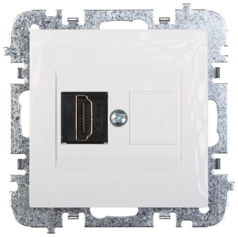 POJEDYNCZE GNIAZDO HDMI SANTRA/4191-10/EPN Elektro-Plast POJEDYNCZE GNIAZDO HDMI SANTRA/4191-10/EPN Elektro-Plast