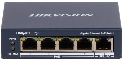 SWITCH POE DS-3E0505P-E 4-PORTOWY Hikvision SWITCH POE DS-3E0505P-E 4-PORTOWY Hikvision