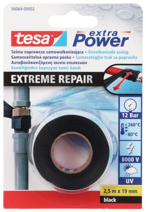 TAŚMA SAMOWULKANIZUJĄCA EXTRA-POWER/2.5MX19/VULCAN TESA TAŚMA SAMOWULKANIZUJĄCA EXTRA-POWER/2.5MX19/VULCAN TESA