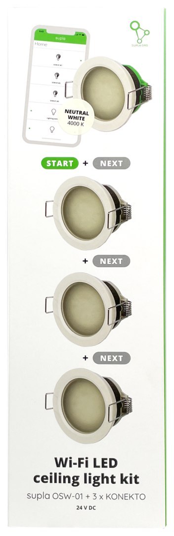 ZESTAW OPRAW OŚWIETLENIOWYCH LED ZSO-01/3000 ZAMEL ZESTAW OPRAW OŚWIETLENIOWYCH LED ZSO-01/3000 ZAMEL