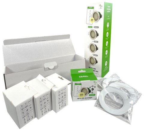 ZESTAW OPRAW OŚWIETLENIOWYCH LED ZSO-01/3000 ZAMEL ZESTAW OPRAW OŚWIETLENIOWYCH LED ZSO-01/3000 ZAMEL