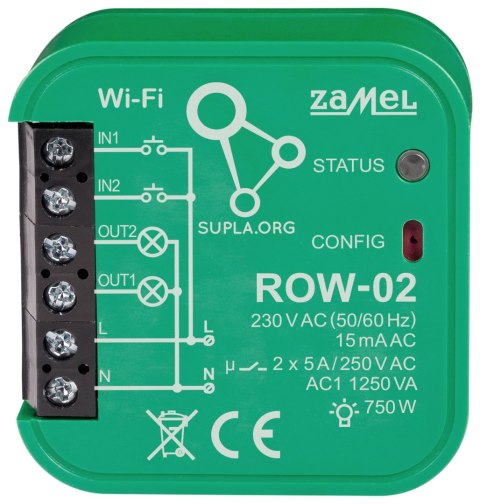 ZESTAW ZSW-02 SUPLA ZAMEL ZESTAW ZSW-02 SUPLA ZAMEL
