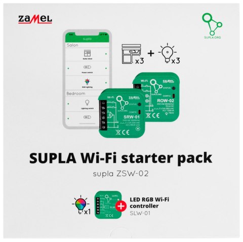 ZESTAW ZSW-02 SUPLA ZAMEL ZESTAW ZSW-02 SUPLA ZAMEL