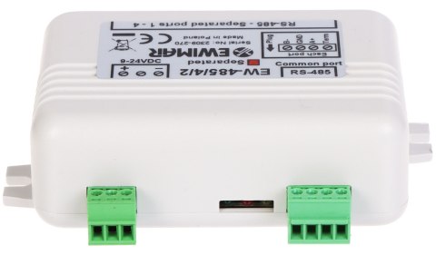 DYSTRYBUTOR MAGISTRALI RS-485 EW-485/4/2/SO Z SEPARACJĄ OPTYCZNĄ DYSTRYBUTOR MAGISTRALI RS-485 EW-485/4/2/SO Z SEPARACJĄ OPTYCZNĄ
