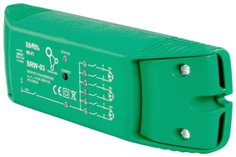 INTELIGENTNY STEROWNIK ROLET SRW-03 Wi-Fi, 230 V AC ZAMEL INTELIGENTNY STEROWNIK ROLET SRW-03 Wi-Fi, 230 V AC ZAMEL