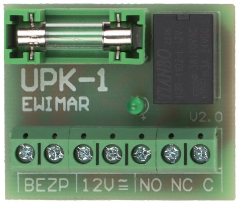 MODUŁ PRZEKAŹNIKOWY UPK-1 EWIMAR MODUŁ PRZEKAŹNIKOWY UPK-1 EWIMAR