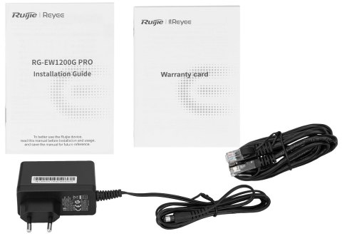 ROUTER RG-EW1200GPRO Wi-Fi 5, 2.4 GHz, 5 GHz 400 Mb/s + 867 Mb/s REYEE ROUTER RG-EW1200GPRO Wi-Fi 5, 2.4 GHz, 5 GHz 400 Mb/s + 867 Mb/s REYEE