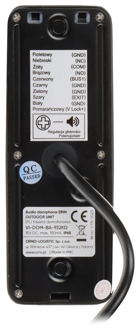DOMOFON OR-DOM-BA-932/W Vibell DOMOFON OR-DOM-BA-932/W Vibell