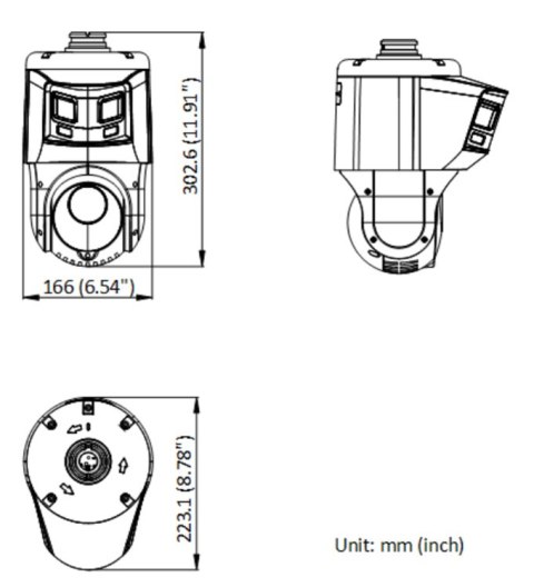 KAMERA IP SZYBKOOBROTOWA ZEWNĘTRZNA DS-2SE4C225MWG-E/26(F0) TandemVu ColorVu - 1080p 4.8 ... 120 mm Hikvision KAMERA IP SZYBKOOBROTOWA ZEWNĘTRZNA DS-2SE4C225MWG-E/26(F0) TandemVu ColorVu - 1080p 4.8 ... 120 mm Hikvision