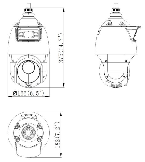 KAMERA IP SZYBKOOBROTOWA ZEWNĘTRZNA DS-2SE4C425MWG-E(14F0) TandemVu ColorVu - 3.7 Mpx 4.8 ... 120 mm Hikvision KAMERA IP SZYBKOOBROTOWA ZEWNĘTRZNA DS-2SE4C425MWG-E(14F0) TandemVu ColorVu - 3.7 Mpx 4.8 ... 120 mm Hikvision