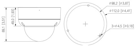KAMERA WANDALOODPORNA AHD, HD-CVI, HD-TVI, PAL HAC-HDBW1200EA-0280B-S6 - 1080p 2.8 mm DAHUA KAMERA WANDALOODPORNA AHD, HD-CVI, HD-TVI, PAL HAC-HDBW1200EA-0280B-S6 - 1080p 2.8 mm DAHUA