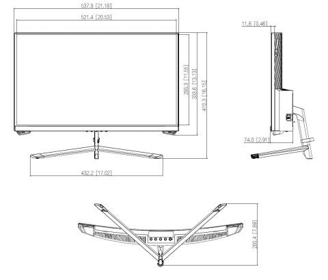 MONITOR HDMI, DP, AUDIO LM24-E230C 23.6 " DAHUA MONITOR HDMI, DP, AUDIO LM24-E230C 23.6 " DAHUA