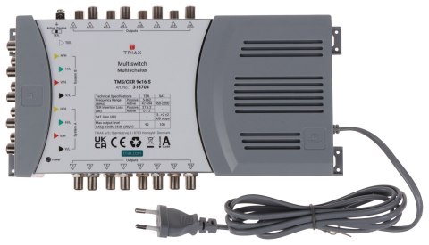 MULTISWITCH TMS-9/16S 9 WEJŚĆ / 16 WYJŚĆ TRIAX MULTISWITCH TMS-9/16S 9 WEJŚĆ / 16 WYJŚĆ TRIAX