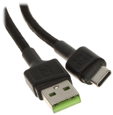 PRZEWÓD USB-A/USB-C/1.2M-GC GC Ray 1.2 m Green Cell PRZEWÓD USB-A/USB-C/1.2M-GC GC Ray 1.2 m Green Cell
