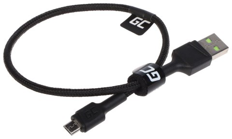 PRZEWÓD USB-A/USB-MICRO/0.3M-GC PowerStream 0.3 m Green Cell PRZEWÓD USB-A/USB-MICRO/0.3M-GC PowerStream 0.3 m Green Cell